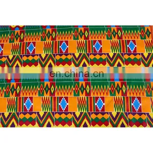 HOT SALE!!! China Supplier Plain Wax African Cotton Fabric 6 Yards per Piece for Sale thumbnail-3