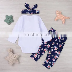 Baby Clothes Long Sleeve Cotton Floral Baby Clothes thumbnail-2