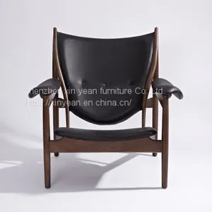 Waxy Leather Replica Reproduction House of Finn Juhl Chieftain Chair thumbnail-1