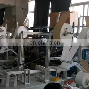 Manufacturing Plant 7 Servo 1+1 Automatic Mask Ultrasonic Earloop Four Spot Welding Machine High Speed thumbnail-1