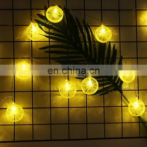 Decorative Bedroom LED Fruit Lemon Slice Lights Garland Party String Light thumbnail-5