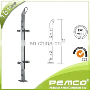 Foshan PEMCO Factory Adjustable Stairs Glass Side Mounting Baluster thumbnail-1