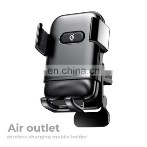 Joyroom Air Outlet Infrared Induction qi Car Phone Wireless Charger Car Mount for Mobile Phone thumbnail-5