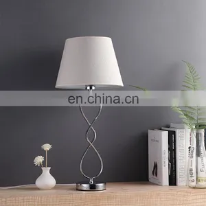 European Simple Design Metal Material Custom Modern Bedside Lamps for Living Room Decor thumbnail-1