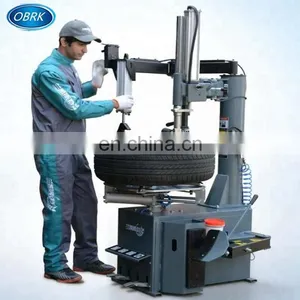 Double Wheel Arm Semi-automatic Tire Changer Machine Tire Dismantling Machine For Sale thumbnail-1