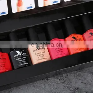 6 Bottles Set 7.5 ML Venalisa Soak Off UV Gel Nail Polish Basecoat Nail Art Color Gel Polish French Pink Make up Topcoat Gel Set thumbnail-2