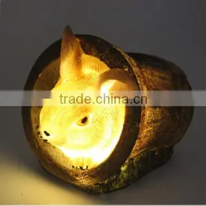 2016 New Solar Power Rechargable Small Rabbit LED Lights thumbnail-1