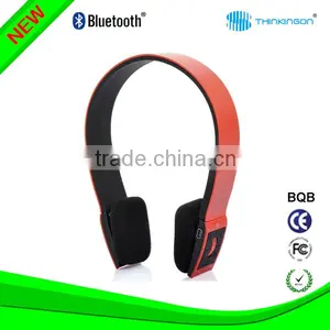 Orange Stereo Wireless Bluetooth Headset Headphone thumbnail-1
