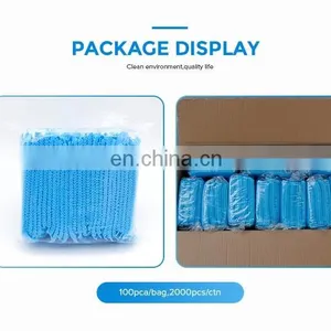 Disposable Women Medical Cap Non Woven Surgical Head Cover Wholesale thumbnail-5