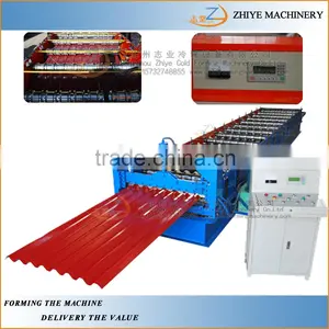Trapezoidal Roof Panel Cold Forming Machine/profile Iron Sheet Cold Makig Line thumbnail-4