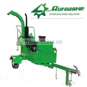 CE Approved Popular 40hp Mobile Wood Chipper Shredder thumbnail-1