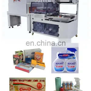 Automatic L Sealer Shrink Tunnel Cosmetic Box Toys Tableware Bottles Heat Shrink Wrapping Machine thumbnail-1