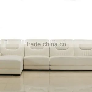 2014 Latest Design Leather Sofa+ Chaise thumbnail-1