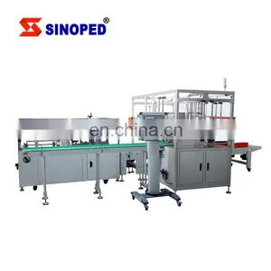 Full Automatic One Piece Carton Packaging Line Top Loading Beverage Wine Bottle Case Packer Machine thumbnail-1