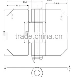 01528 Trailer Hinges Butt Hinges Door Hinges thumbnail-5