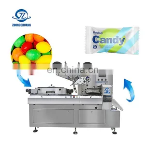 Granule Candies Small Bag Pillow Wrapping High Speed Automatic Hard Candy Snoep Soft Sweets Flow Packing Machine thumbnail-1