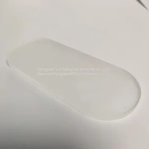 Crafts Lamps Frosted Glass Super White Tempered Glass Small Round Lens Shaped Glass thumbnail-2