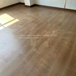 9mm Wood Grain Engineering Flooring Exhibition Studio Reinforced Wood Flooring Storage Room Attic Office Laminated Wood Flooring thumbnail-3