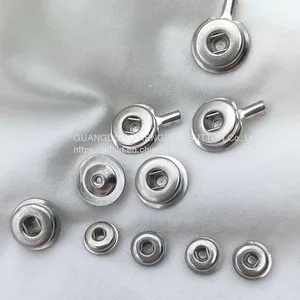 12mm Brass Half Pack Medical Electronic Button Medical Electrode Button thumbnail-3