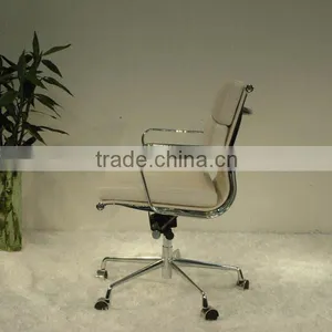 Replica Italian Genuine Leahter Charles and Ray Low Back Fauteuil Soft Pad Group Office Chair, Excutive Soft Pad Low Back Chair thumbnail-5