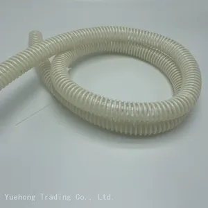 PU Plastic Ribbed Hose With Smooth Inner Wall, Which is High Temperature and Wear Resistance Resistant, and Can be Customized as Flame-retardant PU Reinforced Plastic Ribbed Hose thumbnail-5