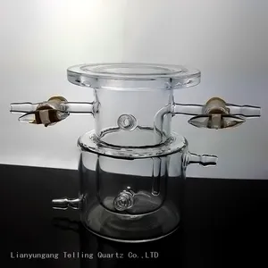 Quartz Glass Reactor in a Double Layer Photocatalytic Reactor With Uv Penetration thumbnail-5