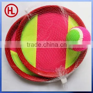 Catch Game TOP QUALITY Hot Sale Color Plastic Throw Sticking Beach Tennis Racket With Tennis Ball Wholesale thumbnail-3
