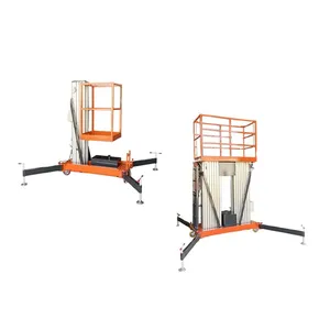 Hydraulic Lift Tables Electric Single Mast Vertical Aluminum Alloy Lifting Platform thumbnail-1