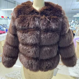 Fur Europe and America Hot Selling Fox Fur Coat Women's Short Long Sleeve Fur Fox Fur Coat thumbnail-3