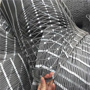 Diamond Pattern SS316 Stainless Steel Wire Rope Mesh for Flexible Safety Netting thumbnail-2