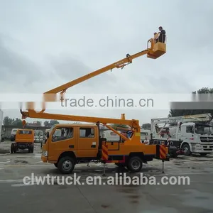 14M Dongfeng Crew Cab Aerial Lift Platform Truck,4x2 High Lifting Platform Truck thumbnail-1