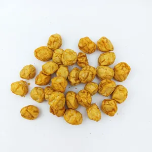 Factory Supply Baked BBQ Peanut Crisps, Crunchy Wrinkled Peanut Puff Snacks, Custom Packaging & Taste for Supermarket Retail thumbnail-1