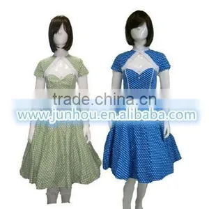 New Classy Audrey Vintage Black 1950's Swing Plus Size Pinup Rockabilly Dresses thumbnail-2