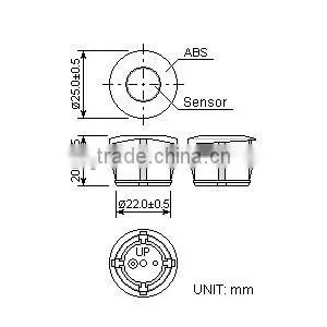 High Quality Parking Ultrasonic Sensor NU40D22TR-1 thumbnail-2
