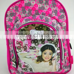 Printed Polyester Girl Mini Backpack thumbnail-3