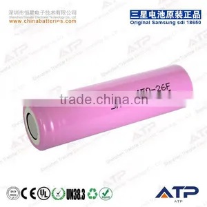 Wholesale Original 3.7V 2600mah Samsung Battery / Electric Bike Lithium Battery / Samsung ICR18650-26F thumbnail-1