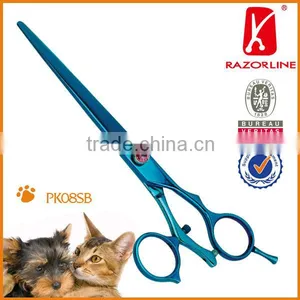 NPK08SB SUS440C For Professional Titanium Coating Pet Scissor thumbnail-1