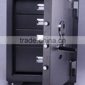 Fingerprint Fire Resistant and Fireproof Safe Box With Drawers for Office and Bank Use thumbnail-2