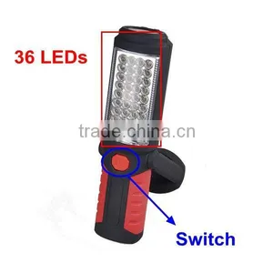 New Plastic Material Magnet AAA Battery Portable LED Work Light With Hook thumbnail-2