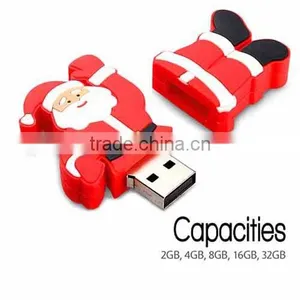 China Supplier Santa Claus 16GB Usb Pen Drive Wholesale Novelty Products for Sell thumbnail-1
