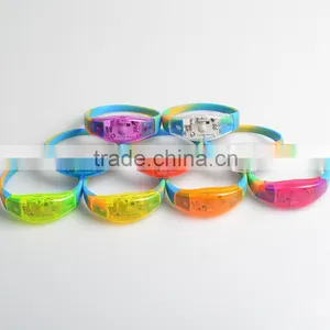 2016 Light-Up Flashing Bracelets Led Bracelet Led Silicone Bracelet thumbnail-1