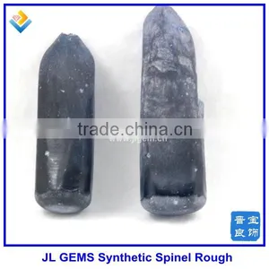 Synthetic Dark Blue Uncut Diamond Spinel Rough 120# With Wholesale Price thumbnail-1