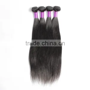 100 Human Hair Bundles, Brazilian Human Hair Weave, Double Machine Hair Weft, Remy Straight Hair Extension thumbnail-6