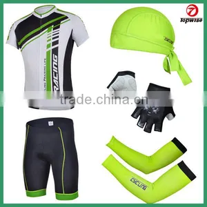 Sublimation Top Quality Custom Team Cycling Cloth & Bib Short & Arm Warmers & Cycling Jersey thumbnail-1
