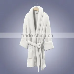 100% Organic Cotton Bathrobe for Man Wholesale thumbnail-1