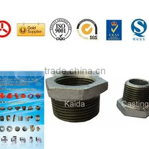 Malleable Cast Iron Pipe Fitting Galvanzied Bushing thumbnail-1