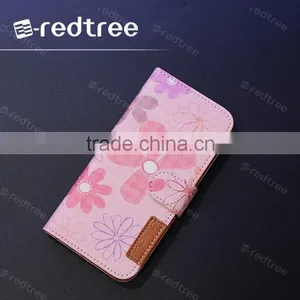 Lucky Flower 3D Printed Flip Card Slot Hand Phone Cover Case thumbnail-1