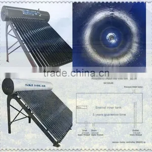 Solar Hot Water Tank: Integrated & Pressurized Solar Water Heater With Porcelain Enamel Inner Tank thumbnail-1