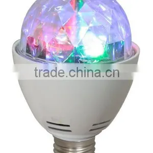 Rotating Disco Ball 360 Degree LED Disco Stage Light Home Party Bulb and Disco Lighting With Star Shower Effects thumbnail-3