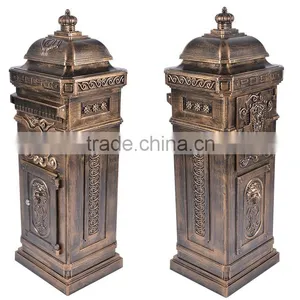 Produce Cast Aluminiun Residential Victorian Letterbox Germany Style thumbnail-2